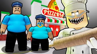 BARRY AND BABY BARRY ESCAPE PAPA PIZZAS PIZZERIA IN ROBLOX [upl. by Alduino]