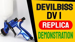 Devilbiss DV1 Replica  How does Fake Devilbiss DV1 spray  Devilbiss FAke spray gun [upl. by Xel819]