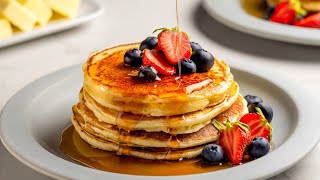 Recette Facile de Pancakes  Juste 3 Ingrédients [upl. by Ellehcir]