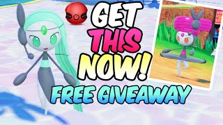 Get Shiny Meloetta Mystery Gift in Pokemon Scarlet Violet [upl. by Naillimixam]