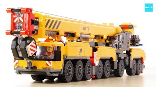 レゴ シティ きいろのクレーン車 60409 ／ LEGO City Yellow Mobile Construction Crane Speed build amp Review [upl. by Apostles]