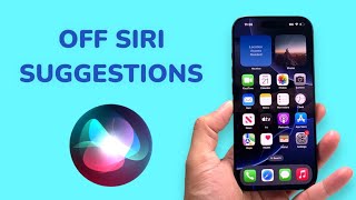 How To Turn Off Siri Suggestions on iPhone [upl. by Dlopoel]