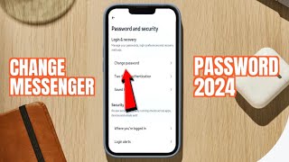 How to Change Messenger Password  Facebook Messenger Password Change 2024 [upl. by Abdella]