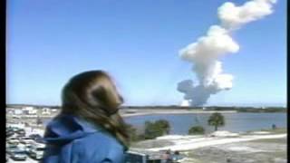 Space Shuttle Challenger Explosion Watched by Back Up Teacher [upl. by Sumedocin]