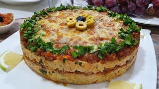 جربي هاد الكراتان gratin على شكل كيكة مالحة وابهري كل العائلة وحتى ضيوفك بهذا الذوق المميز [upl. by Knowling]