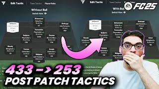 POST PATCH 4334 TO 253 META FORMATION AND CUSTOM TACTICS  FC 25 ULTIMATE TEAM [upl. by Ehrenberg307]