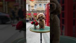 Christmas in Mayfair 🎄 london londonphotographer dogphotography dogs doglover doglovers [upl. by Atig]