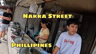 Exploring Narra Street Manila Philippines 🇵🇭 [upl. by Anined619]