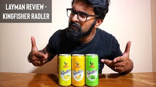 Layman Review  Kingfisher Radler  Non Alcoholic Drink  Taste and Opinion  Bangalore [upl. by Eilsew]