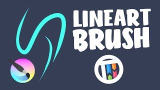 My Custom Line Art Brush  Krita Digital Art Tutorial 2019 [upl. by Tenner651]