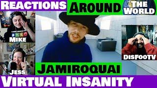 Reactions Around The World  DisFooTV Presents  Jamiroquai quotVirtual Insanityquot [upl. by Raymond43]