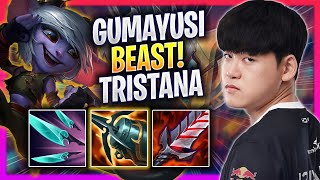 GUMAYUSI IS A BEAST WITH TRISTANA  T1 Gumayusi Plays Tristana ADC vs Kaisa  Season 2023 [upl. by Emolas]