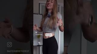 How to get a small waist line stomachvacuum bikini busymom postpartumfitness weightloss [upl. by Tica468]