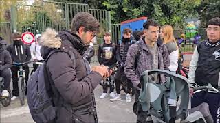 Liceo Scientifico Statale Carlo Miranda Frattamaggiore 30112024 manifestazione Bike to School [upl. by Jabin]