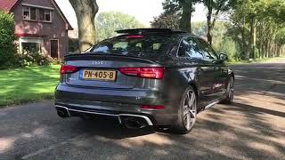 AUDI RS3 SEDAN 400HP INSANE LAUNCH CONTROL [upl. by Sybyl]