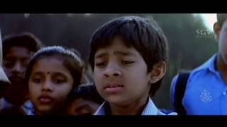 Master Kishan comes to Tharas House  Kannada Super Scenes  Care Of Footpath Kannada Movie [upl. by Sladen872]