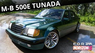 Tunei e Testei o Novo Mercedes 500 E  Forza Horizon 5 [upl. by Ynaffet]