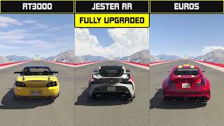 Dinka RT3000 Vs Dinka Jester RR Vs Annis Euros  Speed Test  GTA 5 Online [upl. by Dannel]