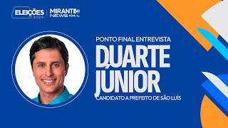 Eleições 2024 Ponto Final entrevista Duarte Júnior PSB  17082024 [upl. by Eille]