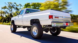 1985 GMC 2500 Test Drive  V21591 [upl. by Atteyram155]