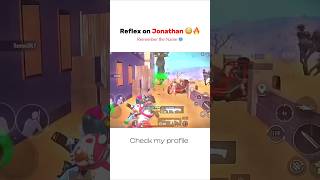 Reflex on JONATHAN 🔥bgmijonathan gamingviral video [upl. by Areis]