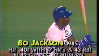 1986 Bo Jackson 1st hit [upl. by Iggy372]