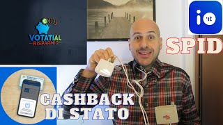 Cashback di stato 600€ italia cashless 1500€ extra spid app io rimborso al 10  lotteria scontrini [upl. by Nowujalo]