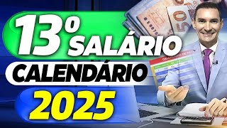 ACABA de SAIR no DIÁRIO OFICIAL NOVAS DATAS de PAGAMENTO 13º SALÁRIO INSS  CALENDÁRIO 2025 [upl. by Yllom]