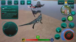 CERATO VS SPINO PROTEGENDO OS FILHOTES THE CURSED ISLE [upl. by Ahmed]