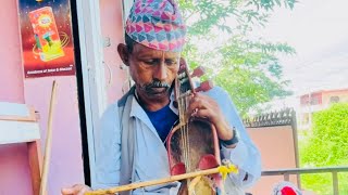 Exploring Sarangi a traditional Nepali folk instrument folk songlivetoexplore aristocrat7789 [upl. by Ytrebil316]