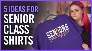 Senior Class Shirt Design Ideas for 2021  Transfer Express [upl. by Egap72]