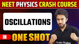 OSCILLATIONS in 1 Shot  Pure English  Everything Covered  NEET Crash Course [upl. by Larrad]