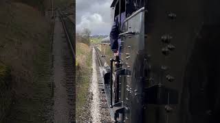 GWR 7714 train steamengine railway gwr steamlocomotive steamtrain kwvr steam panniers [upl. by Gnilrets]