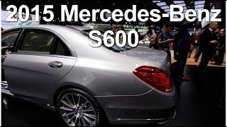 2015 MercedesBenz S600  First look at the NAIAS 2014 [upl. by Anirbas]