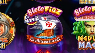 SLOTOMANIA GAME MANIA 35 free spins max bet 625Q Civilitreasures [upl. by Gotthard699]