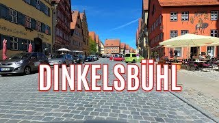 Dinkelsbühl Franken Fahrt durch die wunderschöne Altstadt 4K [upl. by Zerep16]