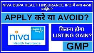 Niva Bupa Health Insurance IPO Analysis • Niva Bupa Health IPO Review • GMP • IPO • Dailystock [upl. by Leahcir80]