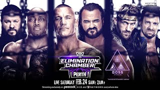 Elimination Chamber featuring Randy Orton Drew McIntyre Owens Lashley Logan Paul and LA Knight [upl. by Ardussi]