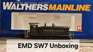 Walthers Mainline EMD SW7 Unboxing Review Locomotive Review 3 [upl. by Corotto]