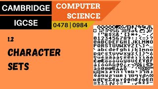 9 CAMBRIDGE IGCSE 04780984 12 Representing characters and character sets [upl. by Lenneuq496]