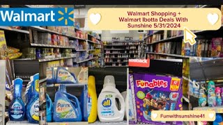 Walmart Shopping Walmart Ibotta Deals With Sunshine 5312024 [upl. by Ekud]