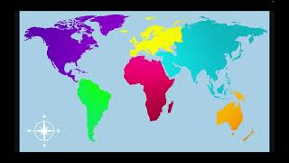 7 Continents and 5 Oceans of the World Updated [upl. by Bilicki239]