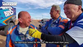 Unimog  Giulio Minelli Interview a skillful navigator in Dakar rally [upl. by Manda958]