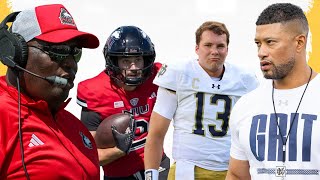 NOTRE DAME ☘️ VS NORTHERN ILLINOIS 🔴 PREVIEW  Final thoughts observations and predictions [upl. by Yokum982]