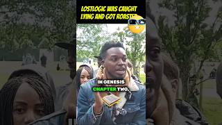 Godlogic Was Caught lying Got Roasted Speakers Corner Sam Dawah [upl. by Annairb]