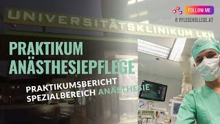 14 Vlog Praktikum in der Anästhesiepflege [upl. by Worrell]