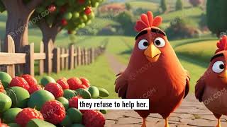 The loyal red hen  Delicious red chicken and bread  The red hen  The story of the red hen [upl. by Burbank173]