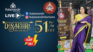 Kalamandir Dussehra Dhamaka SALE Flat 51 OFF  Flash Sale  WhatsApp 9852 9852 99  Kalamandir [upl. by Disario779]