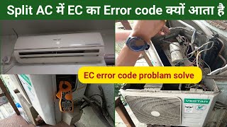 How to Solve EC Error Problem in Split AC  EC Error code  Excel Cool  Step By Step [upl. by Heaps]