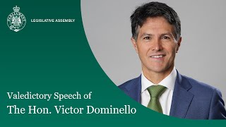 Valedictory speech  the Hon Victor Dominello MP Member for Ryde [upl. by Adkins]